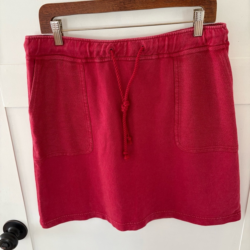 J. Jill Cotton Terry Pull On Elastic Skirt. Size Medium. - Picture 2 of 11